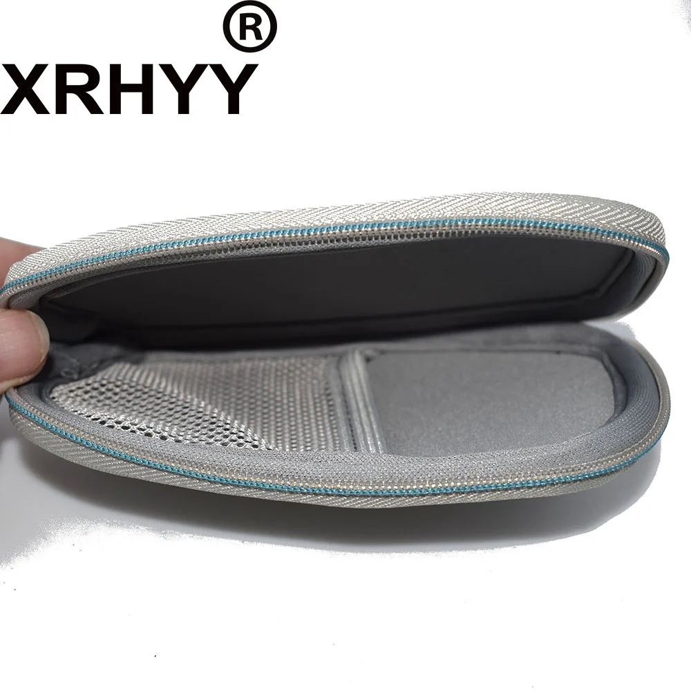 XRHYY Дорожный чехол на молнии для хранения и переноски наушников Bose QC20 QC20i QC 20-серый