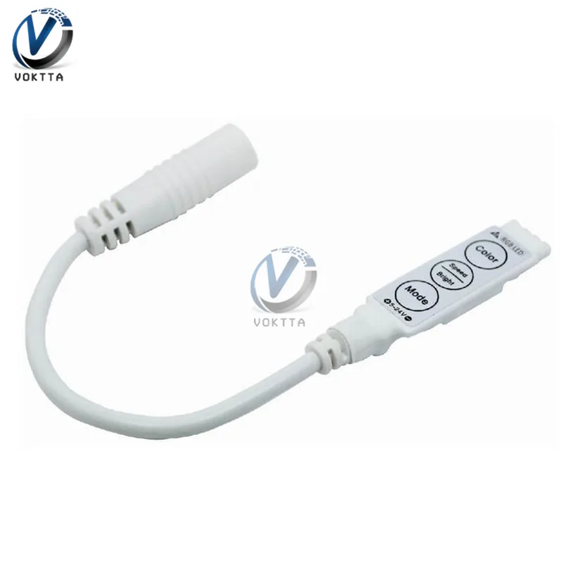 Светодиодный контроллер одноцветная Светодиодная лента с разъем постоянного