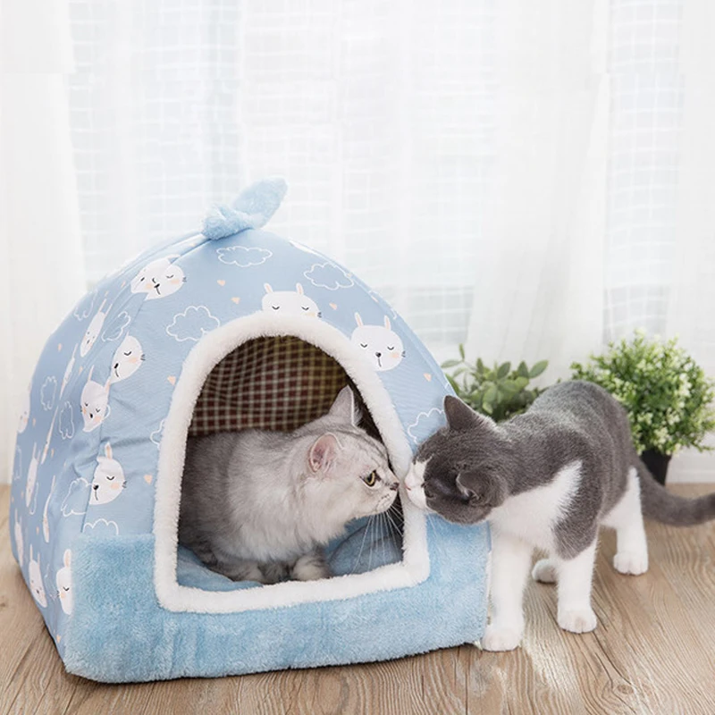 Petshy собаки кровать для кошек теплое моющееся домик домашних животных кошки Щенок