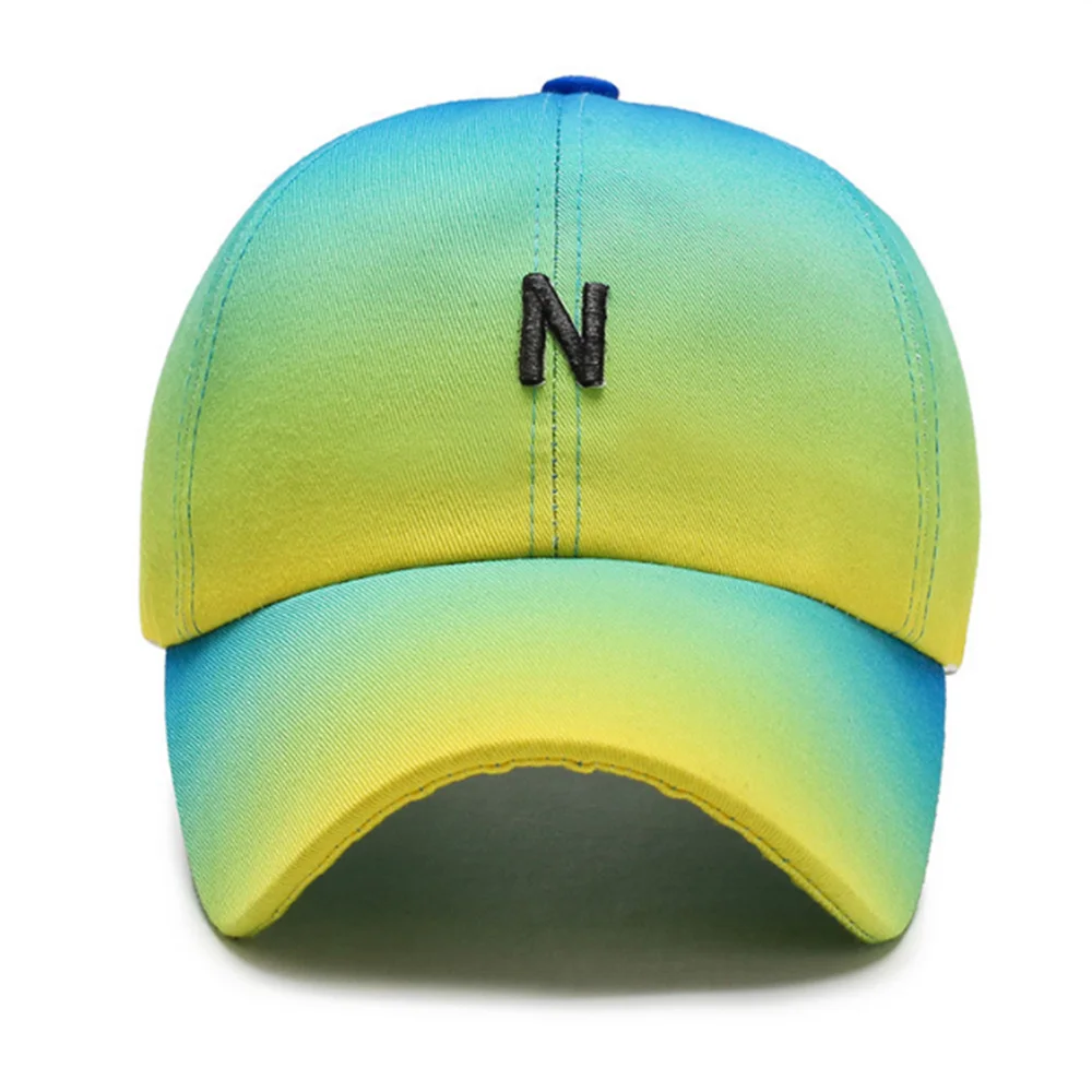 Кепка градиентного цвета с пиком Женская Бейсболка на весну и осень повседневная