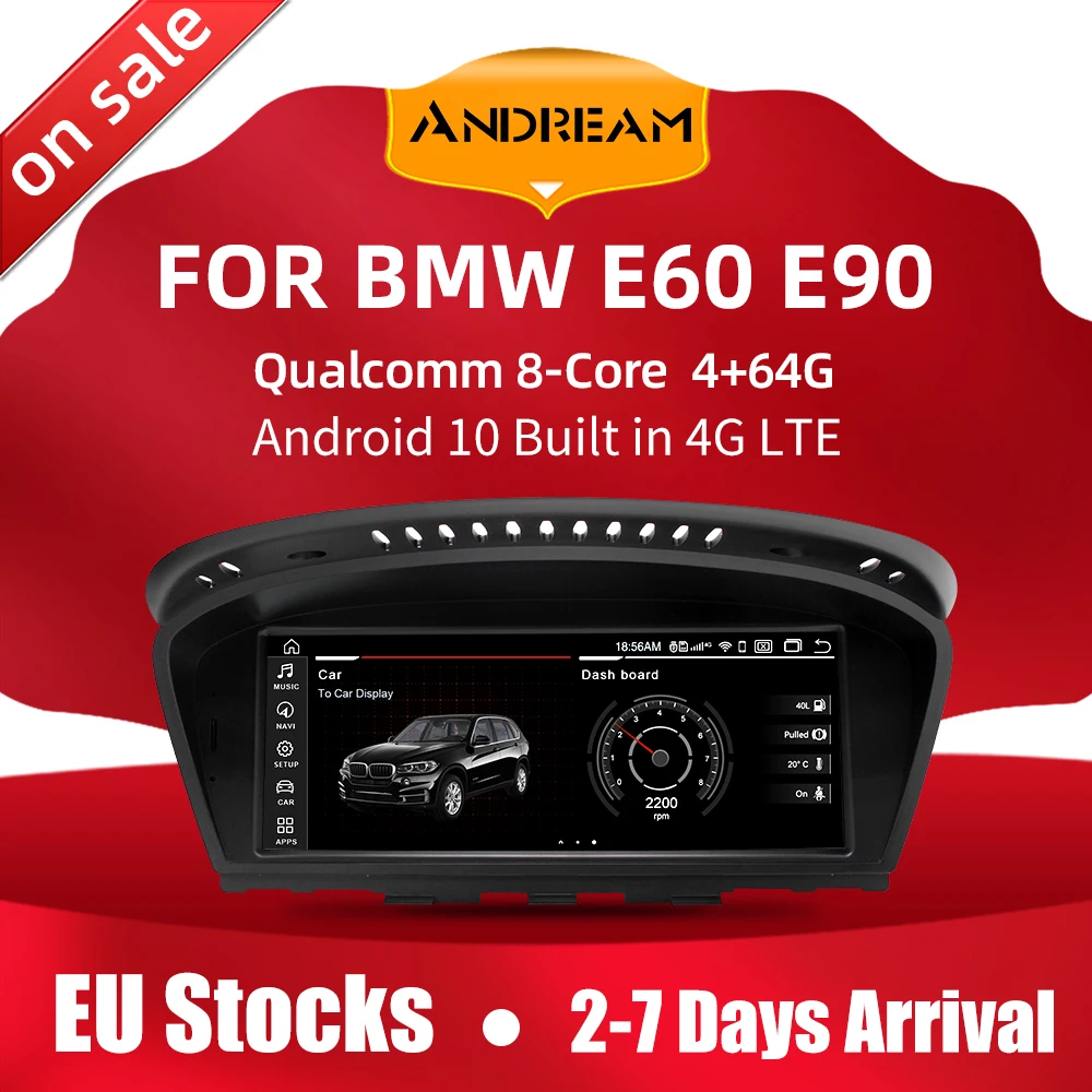 Автомобильный мультимедийный плеер Andream автомагнитола с GPS Навигатором для BMW Series