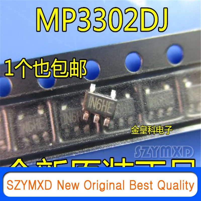 

10Pcs/Lot New Original MP3302 MP3302DJ MP3302DJ-LF-Z screen printing: IN6 **SOT23-5 LED driver In Stock