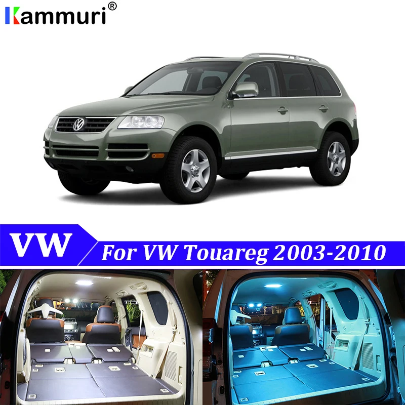 22 шт. белые светодиодные с CANBUS салона комплект ламп для Volkswagen VW Touareg 7L 7LA 7L6 7L7 светодиодный внутренний светильник комплект
