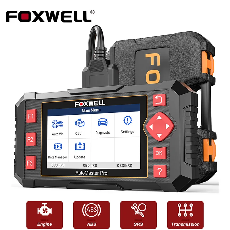 

FOXWELL NT604 Elite OBD2 Инструменты ABS SRS трансмиссионный двигатель считывание кода чистый код OBD 2 сканер двигателя автомобиля диагностические инстр...