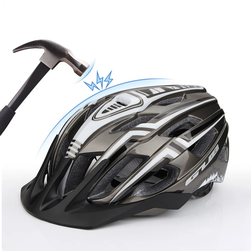 

Bike Helmet with Rechargeable USB Light Intergrally-molded Cycling Helmet Mountain Road Bike Helmet Sport Safe Hat for Man