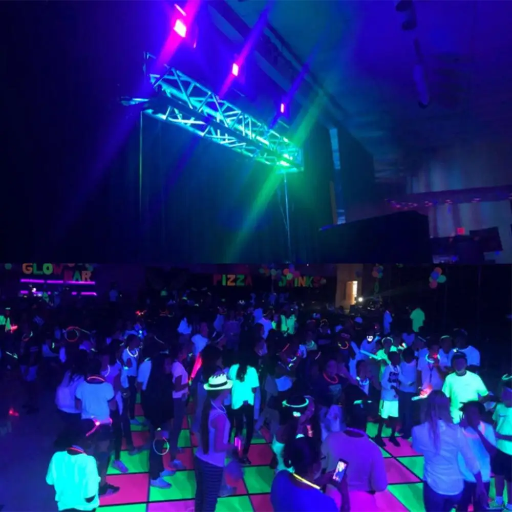 Светодиодный сценический прожектор для дискотеки ультрафиолетовая черная