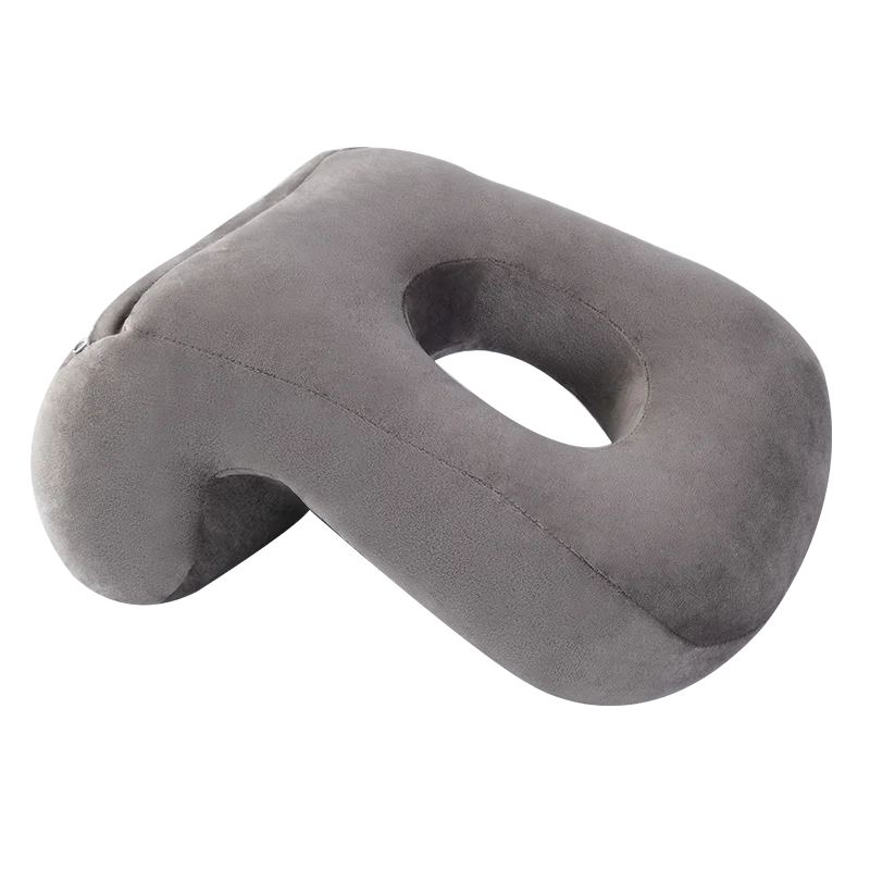 Solid color hollow design Desk nap pillow filling PPcotton Neck Supporter Seat Cushion Headrest Travel Pillow with Arm Rest | Дом и сад