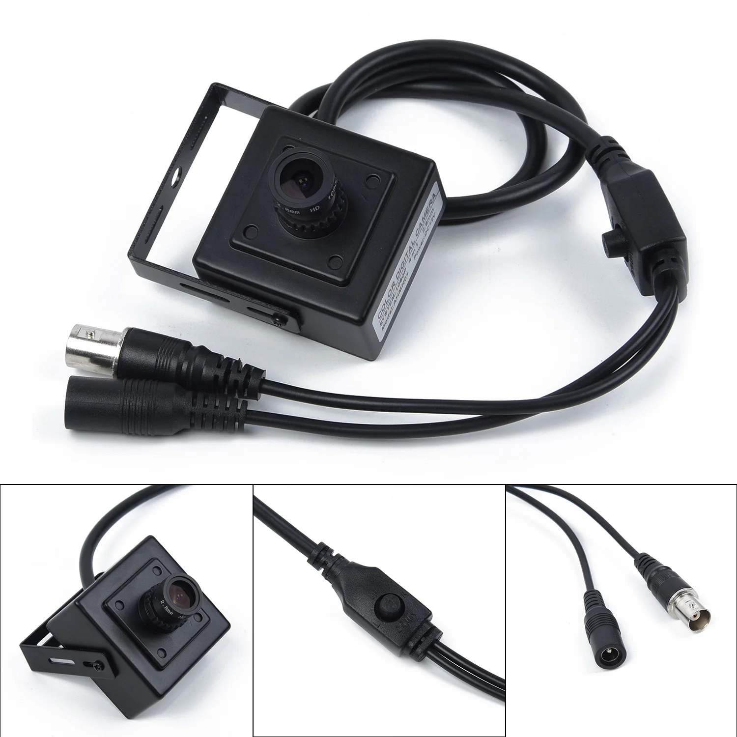 

mini HD 4in1 AHD TVI CVI CVBS 1080P 2mp CCTV Camera CMOS Security, 2.8mm lens Accessories Part