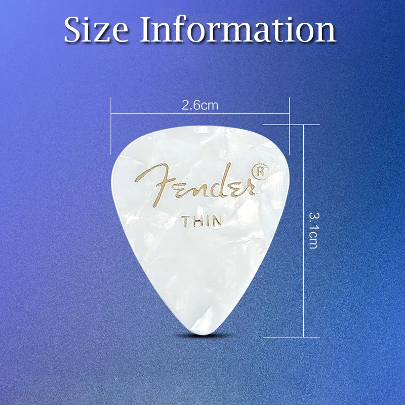 fender 1 pc premium celluloid plektren bass vermittler akustische elektrische zubehör klassische gitarre teil pick 0 460 68100mm free global s