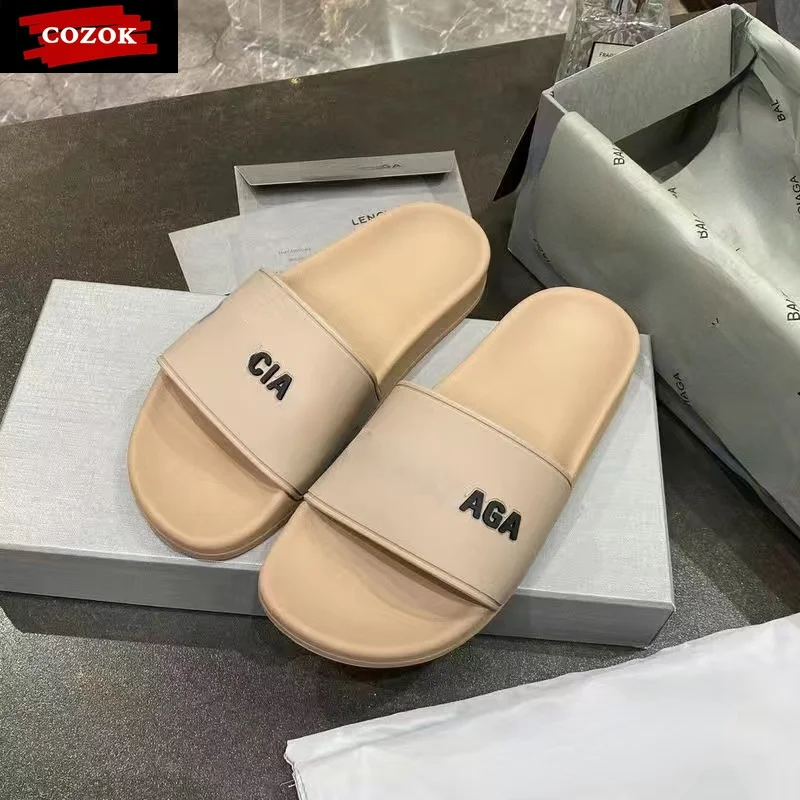 

Balenciaca sheos, уличные спортивные брендовые Супер Легкие уличные пляжные тапочки, Нескользящие и Износостойкие высококачественные