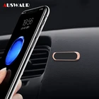 Магнитный держатель для телефона в форме ленты для iPhone, Huawei, Samsung, плоский металлический магнитный держатель для приборной панели с GPS