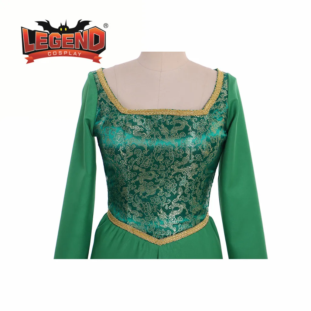 Костюм принцессы Фиона платье для косплея Шрека нарядное на Хэллоуин