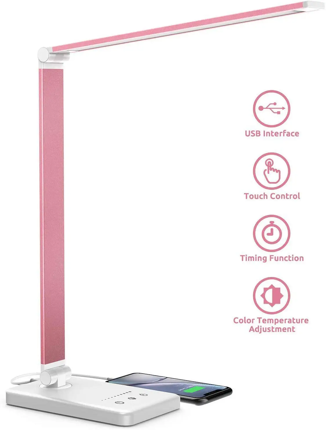 Складная Настольная лампа светодиодный светильник с прикосновением к глазам