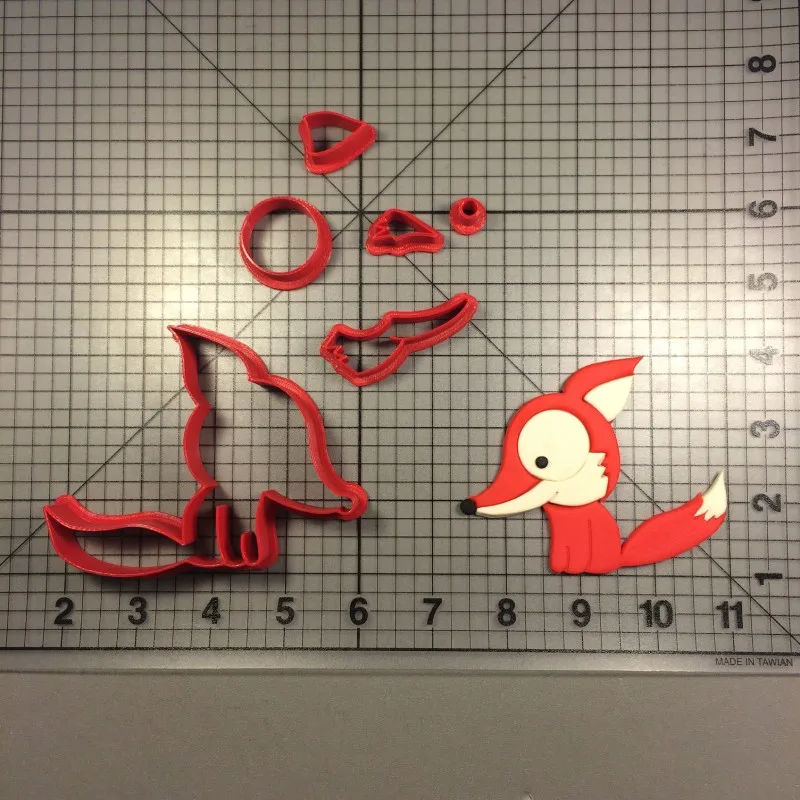 Печенье с изображением Милого Животного лисы для детского дня рождения