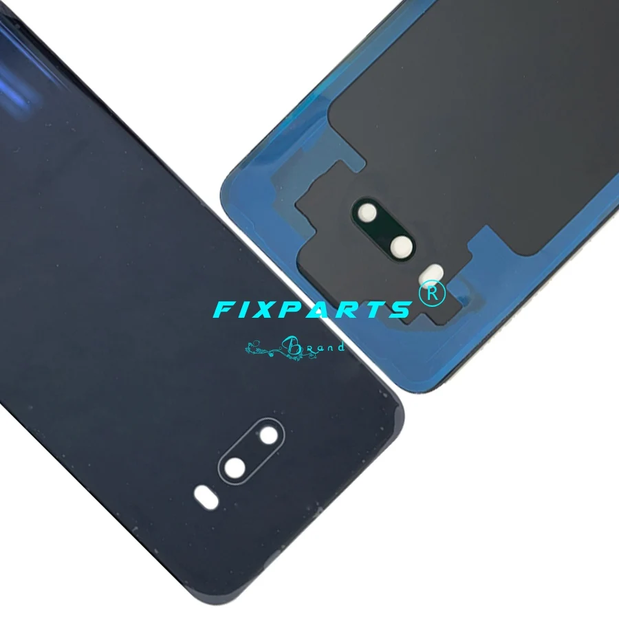 Для LG G8X ThinQ Задняя крышка батареи стеклянная дверь Корпус чехол G8 X LMG850EMW Замена