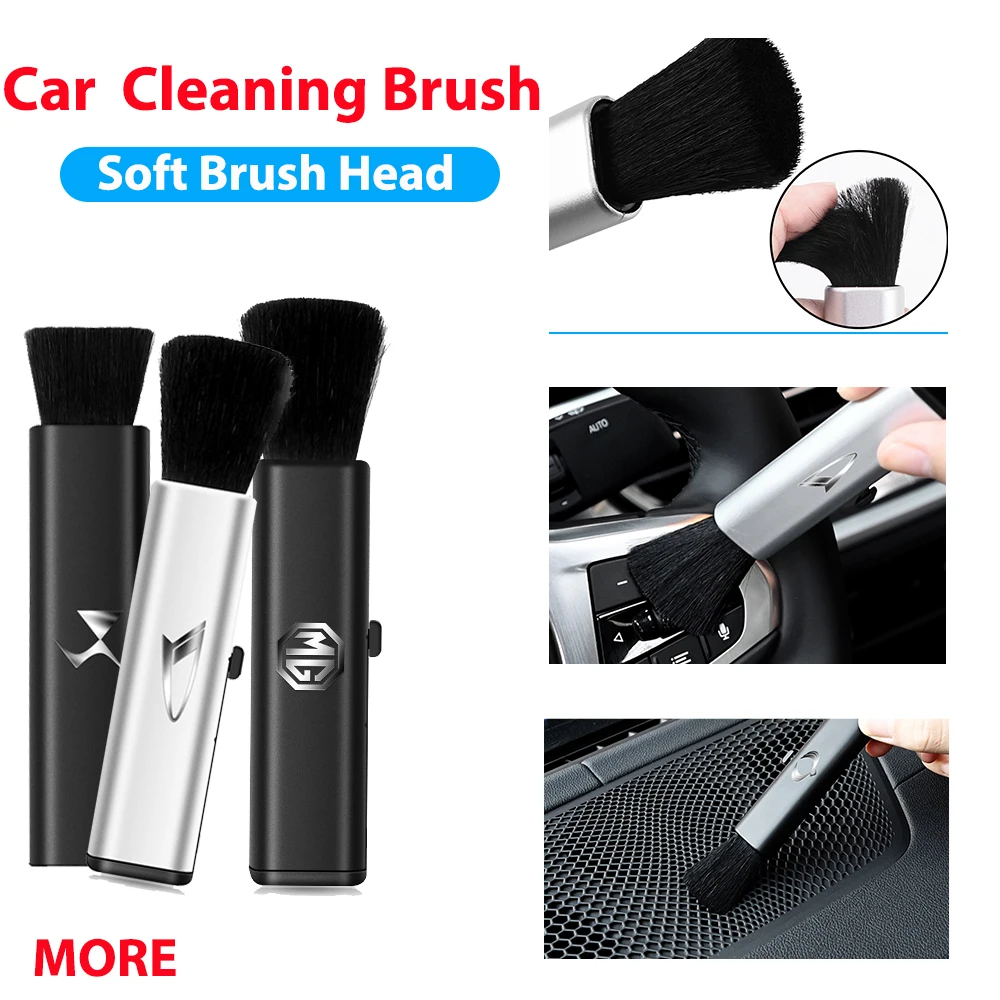

1pcs Car Retractable Cleaning Brush Tools Dashboard Air Outlet Auto Accessories For MG ZS 5 6 350 Tf Express ZR MGF GS X-Power