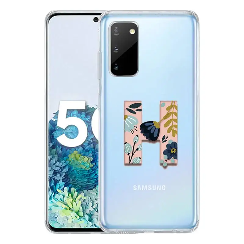 

Words letters Phone Case For Samsung S10 S10lite 2019 S9 S9plus S8 S7 transparent cases
