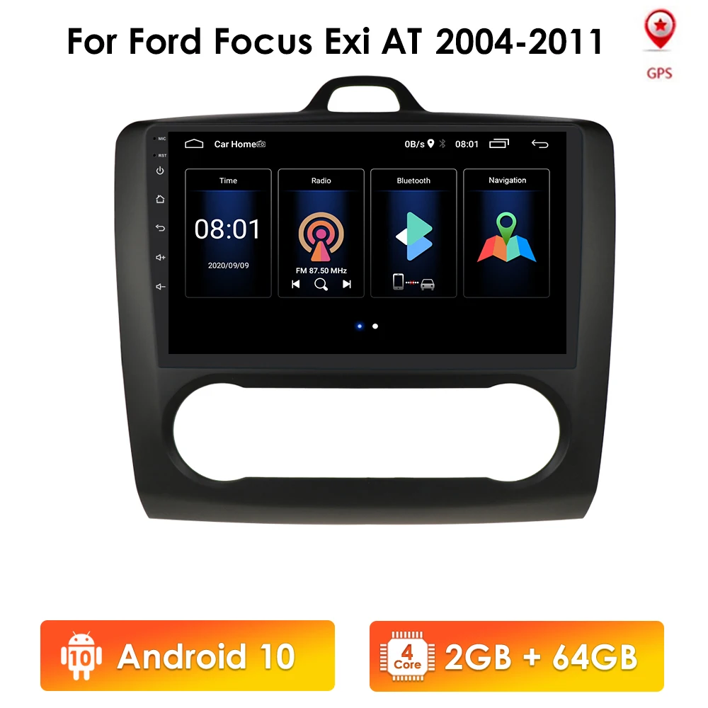 2 ГБ + 32 Гб 4G LTE Android 9 0 для Ford Focus Mk2 2004 2011 автомобильное FM радио мультимедиа MP5