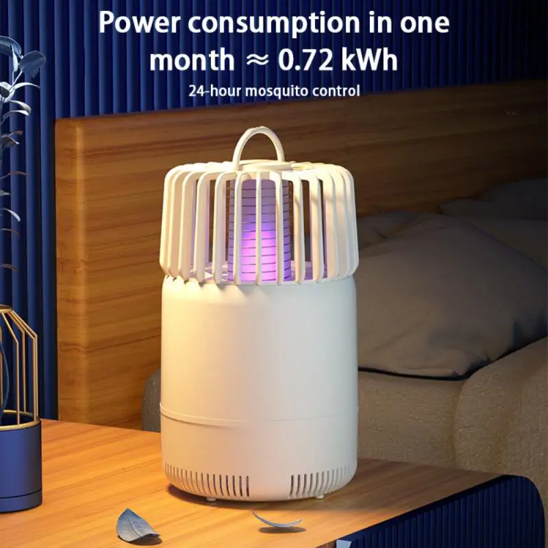 Indoor Fly Trap Catch Insect Indoors With Suction Bug Light Sticky Glue Non-irritating Odor Silent Operation Mosquito Killer | Лампы и