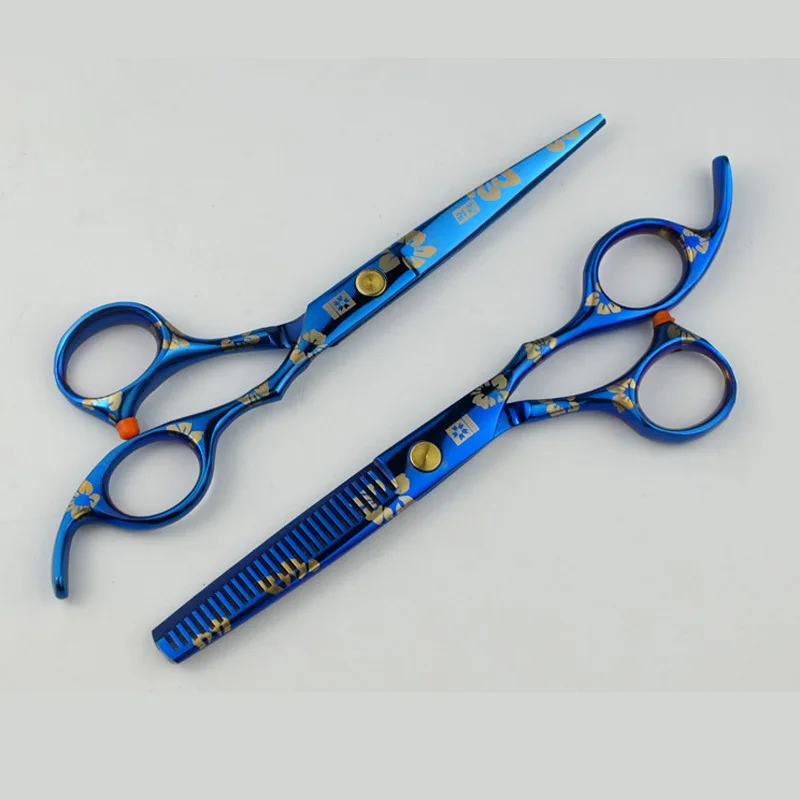Синие черные Профессиональные парикмахерские ножницы зубные бытовые Острые