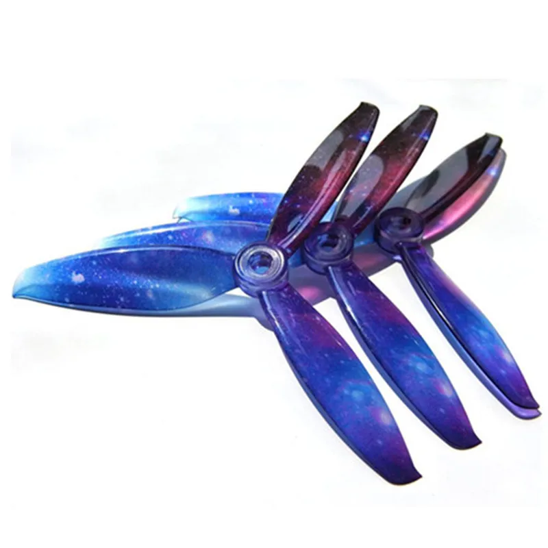 Новый Gemfan WinDancer 5043 5x4 3x3 3 blade 5 дюймов PC CW CCW звездное небо Пропеллер для 2205 2306