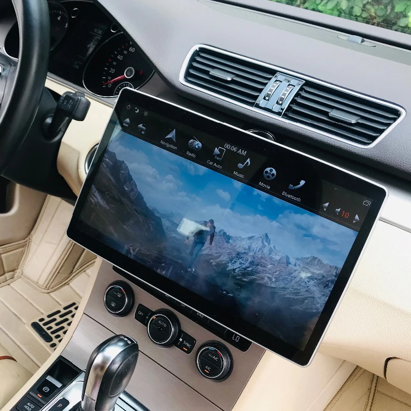 Автомобильный DVD плеер rotabl 12 8 дюйма Android 1 GPS универсальная навигация стерео PX6 carplay