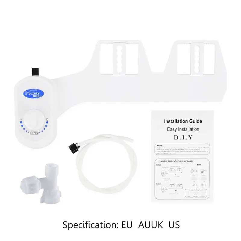 

Bidet Fresh Water Spray Dual Nozzles Mechanical Bidet Toilet Seat Attachment