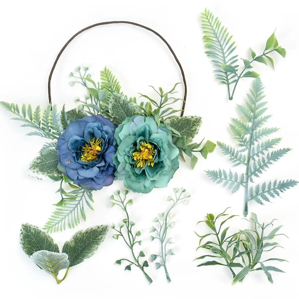 

HOT SALESï¼ï¼ï¼10Pcs Artificial Flower Pteris Leaves Persia Fern Plant Wedding Christmas Decor