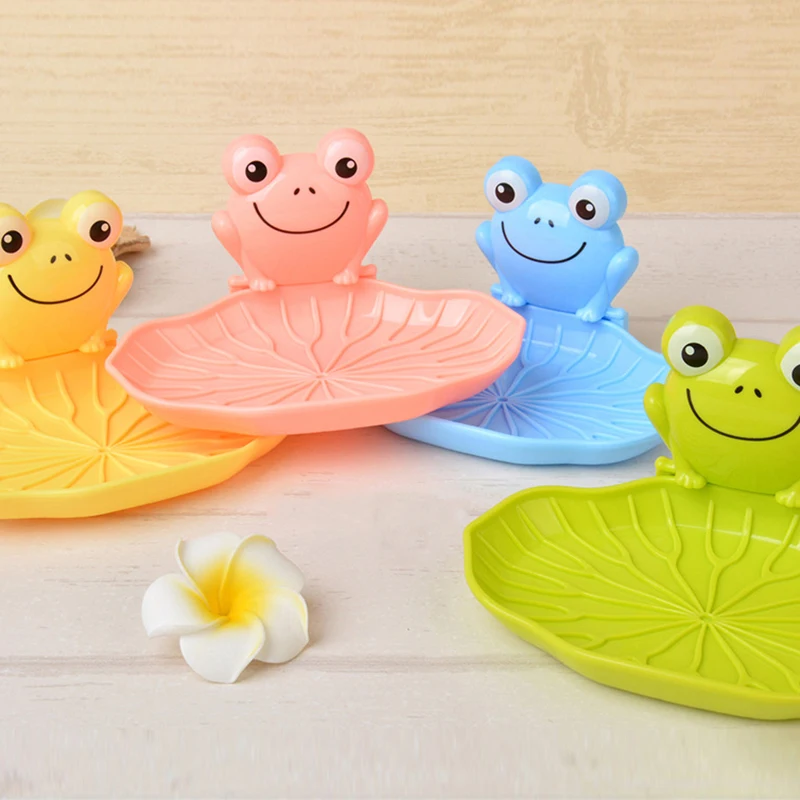 Переносной держатель для мыла с мультяшными животными без бурения Настенный