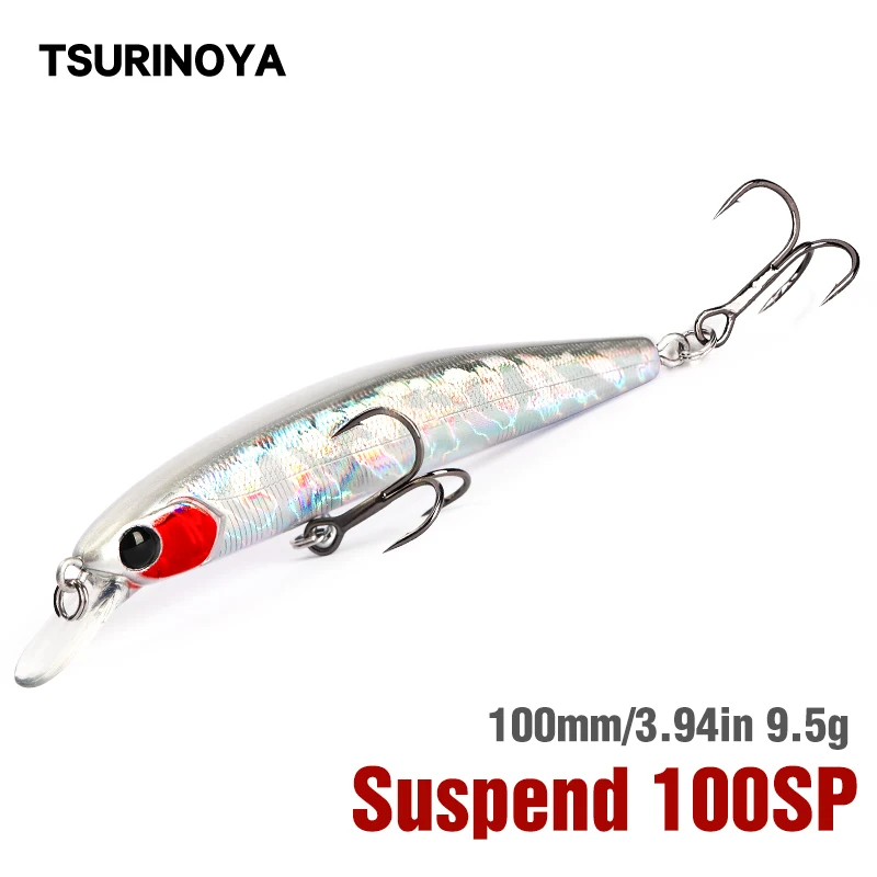 Приманка для рыбалки TSURINOYA подвесная блесна 100SP DW70 100 мм 9 5 г приманка щуки басы