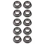 Керамическая направляющая для морской удочки, 10 шт., черное кольцо для самостоятельной сборки, керамические кольца, набор для ремонта плота, рыбалки, Аксессуары для рыбалки, S, M, L