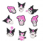 1 шт. милые сандалии Hello Kitty, украшения для обуви, оптовая продажа, Симпатичные Детские подвески для обуви, Кроксы для мальчиков и девочек, подарок другу