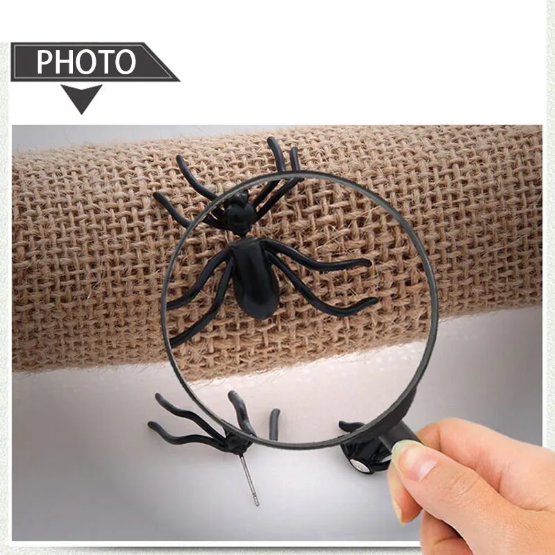 Комплект из 2 предметов для хэллоуина украшения костюмы женщин 3D жуткий Черный