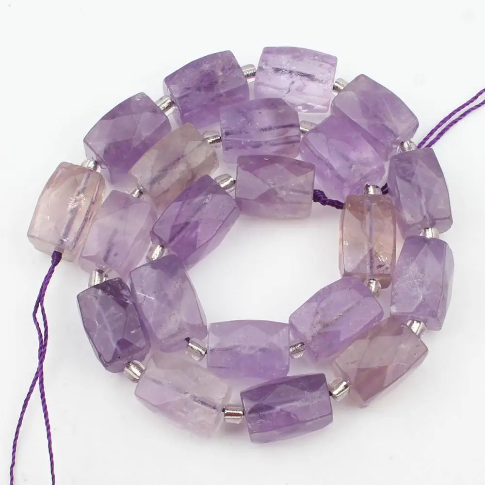 Purple Amethyst 11*16 мм натуральные бусины неправильной формы из Лабрадорита розового кварца шароит содалит бусины для изготовления ювелирных изделий Аксессуары для браслетов - Цвет: Purple Amethyst