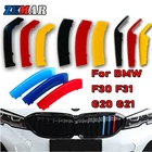 3 шт., автомобильные наклейки для решетки радиатора BMW G20 F30 F31 G21 3 серии 2021 2020 2013-2019