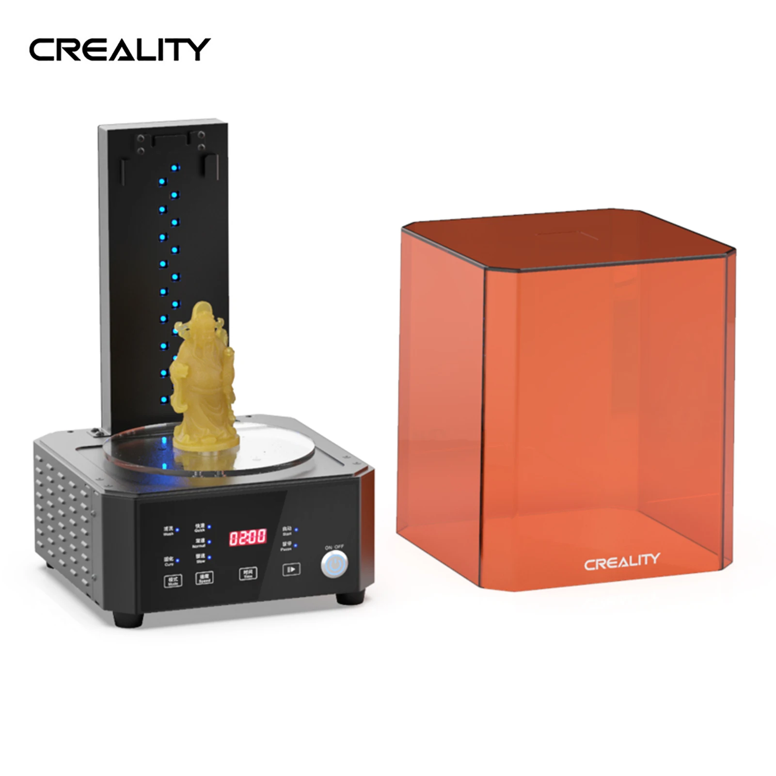 Creality UW 01 2 в 1 для мытья и аппарат лечения 360 ° поворотную платформу регулируемый 3