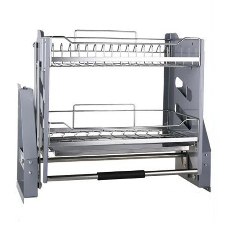 cupboard drainer mutfak dish rack cestas para organizar stainless steel hanging organizer cocina kitchen cabinet storage basket free global shipping