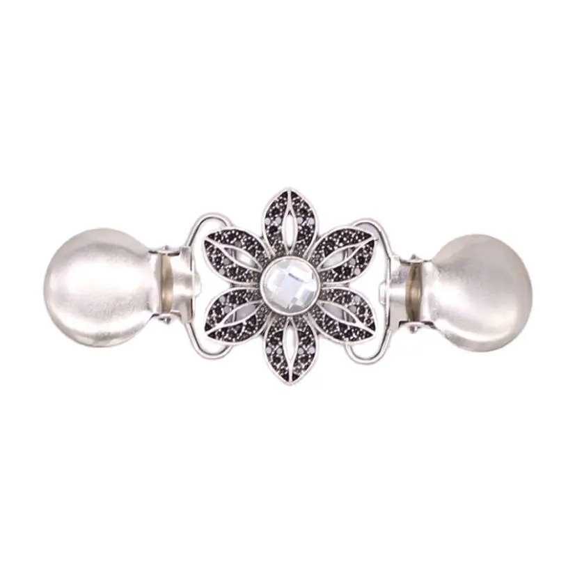 Зажимы канцелярские зажимы для кардиганов винтажные цветочные броши женские