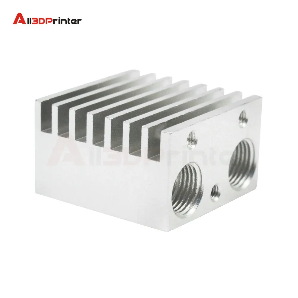 3D Printer V6 Dual Extruder Heat Sink Double head radiator Hot End Radiator aluminium alloy Long Distance for 1.75mm All-metal | Компьютеры