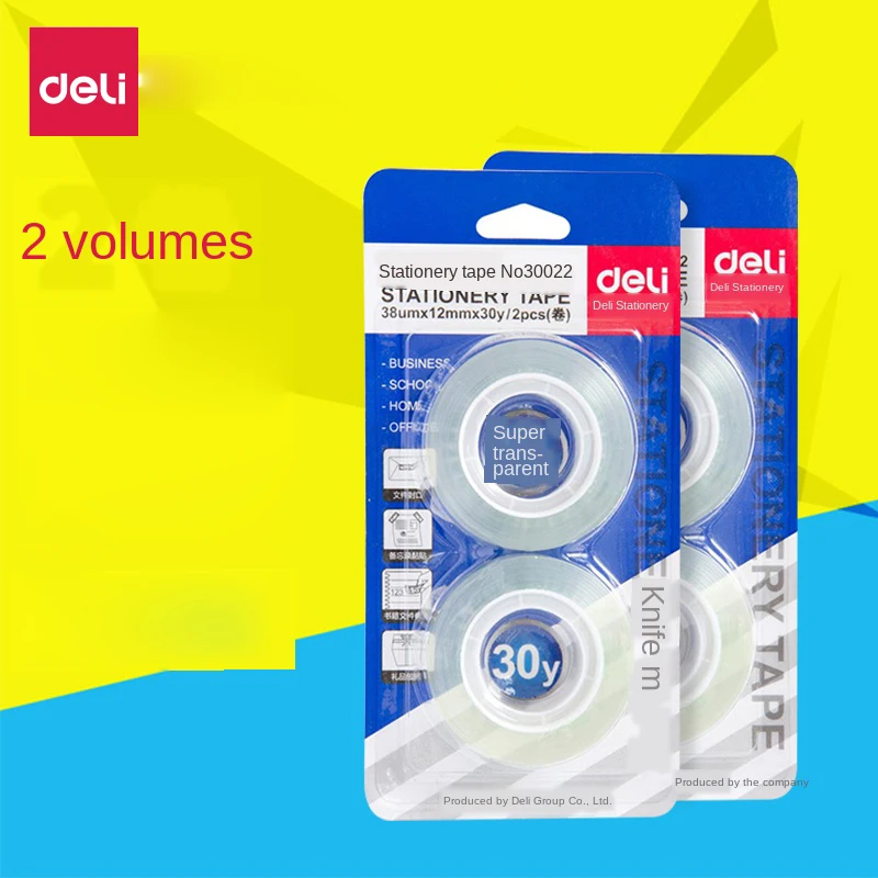 Канцелярские принадлежности прозрачная лента для школы и офиса Прозрачная