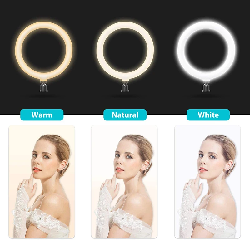 Напольная подставка набор 5 в 1 10 &quotсветодиодный кольцевой светильник крепление