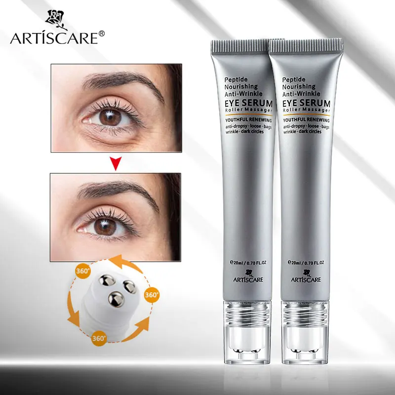 ARTISCARE Peptide Nouring Сыворотка для глаз против морщин роликовый массажер отечности