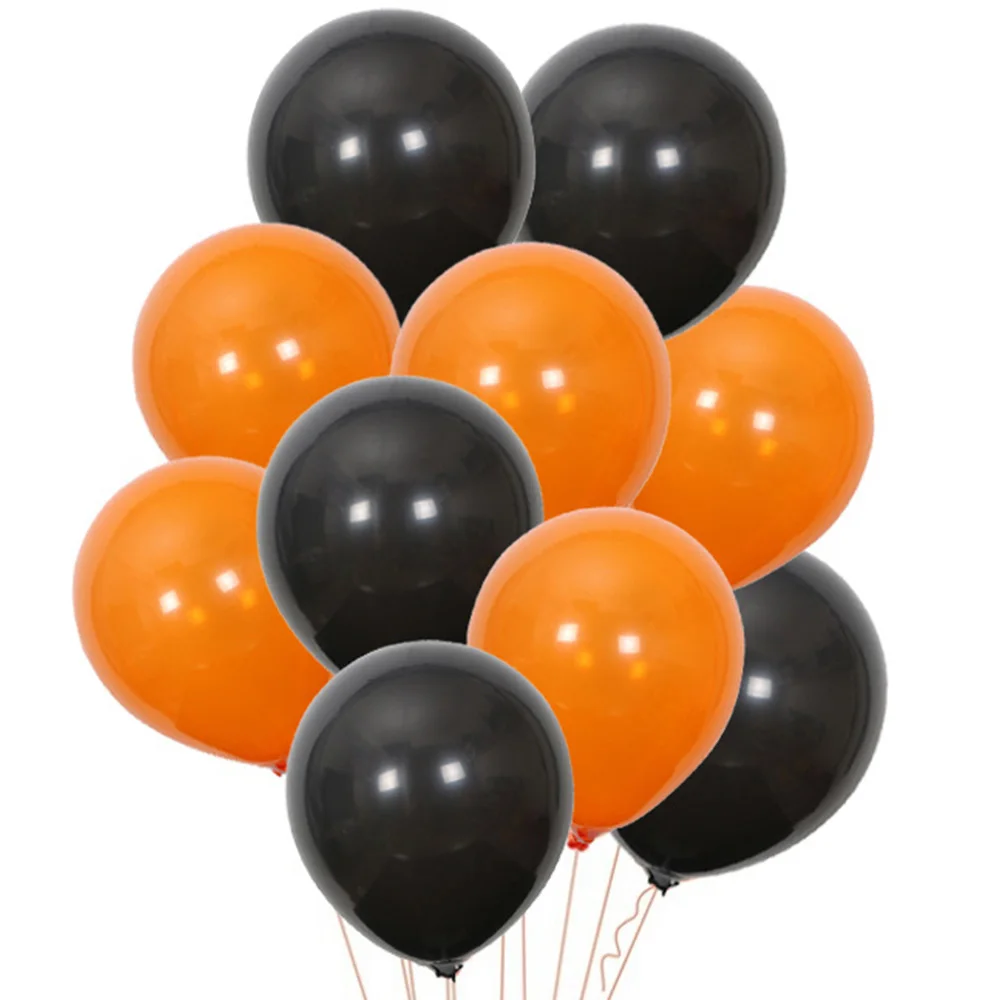 10 шт Хэллоуин Шар Комбо дюймов уступает гладкие толстые декоративные шары