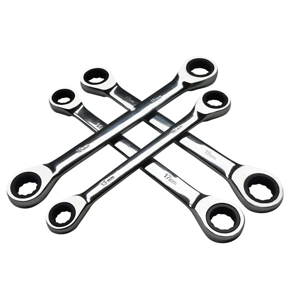 

1PCS Chrome Vanadium Ring Double Head Ratchet Wrench Hand Tools Wrench Set Wrenches Hand Tool For Nut Spanner