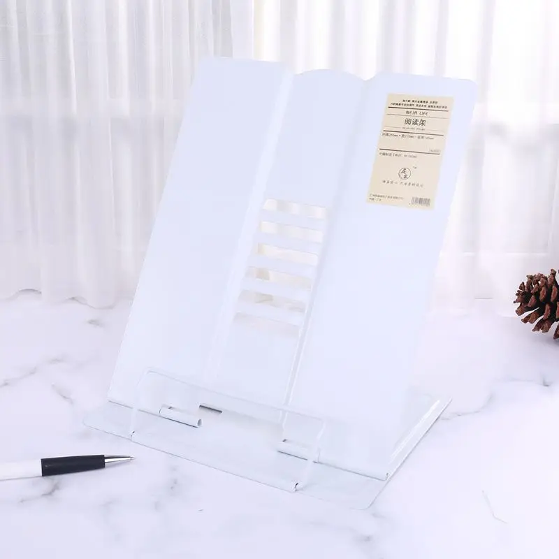 Металлический регулируемый держатель для чтения книг подставка документов