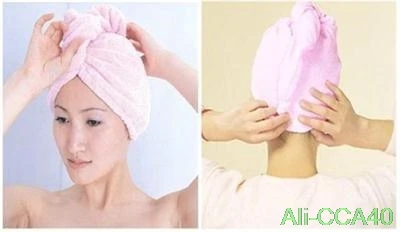 Hair-drying Ponytail Holder Cap Towel E#CH Magic Quick-Dry Hair Lady N Microfiber | Дом и сад