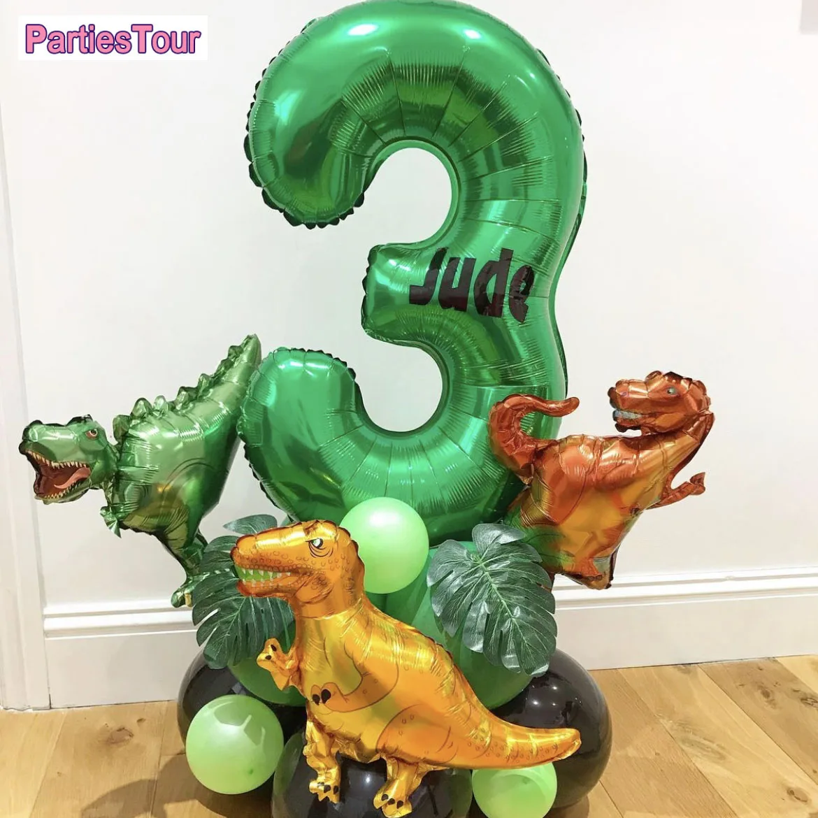 50 шт./лот мини динозавр фольгированные гелиевые шары Парк Юрского периода товары
