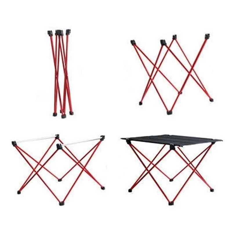 

Portable Foldable Folding Table Desk Camping Outdoor Picnic 6061 Aluminium Alloy Ultra-light