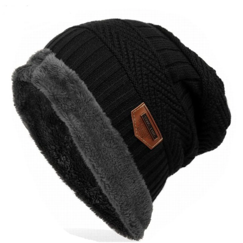 2021 модная шапочка шапка для мужчин и женщин плотная зимняя мужская вязаная