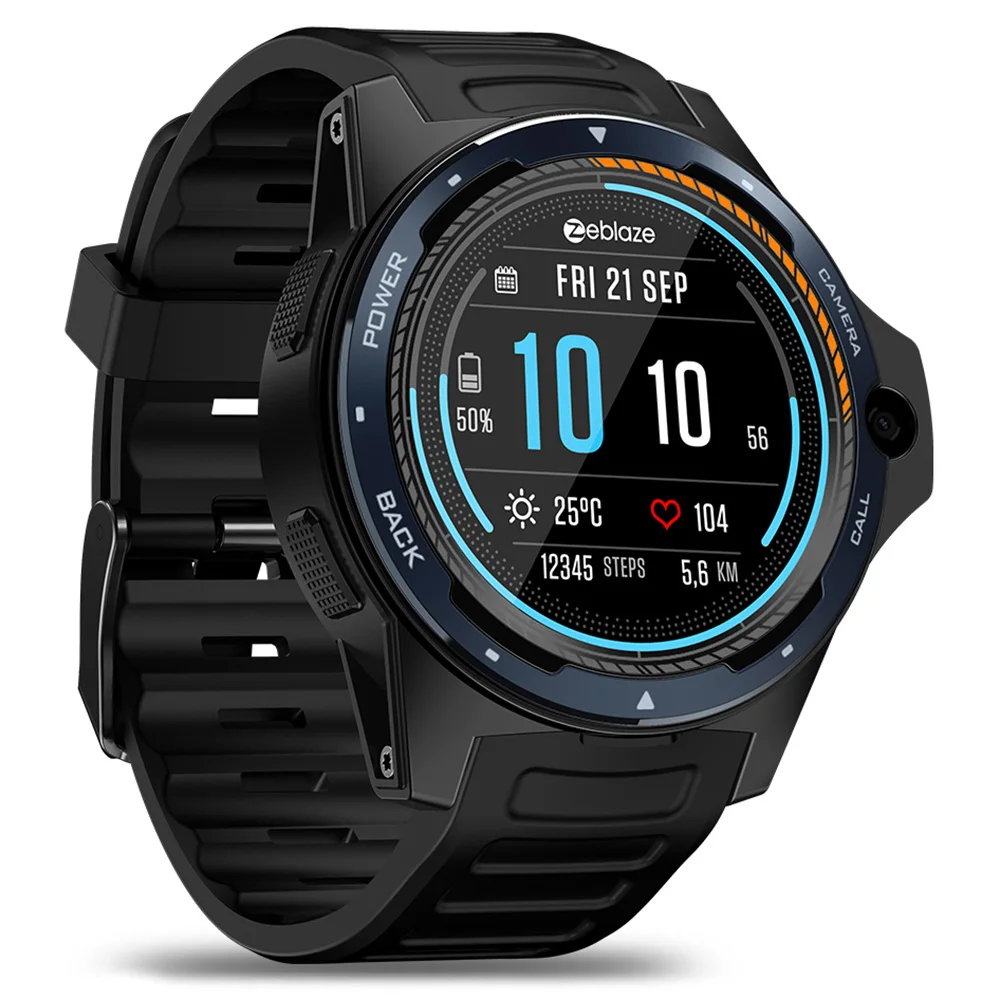 Zeblaze Thor 5 Смарт-часы 2 ГБ+ 16 Гб 8.0MP фронтальная камера двойная система 1,39 дюймов AOMLED экран gps сердечного ритма Смарт-часы телефон